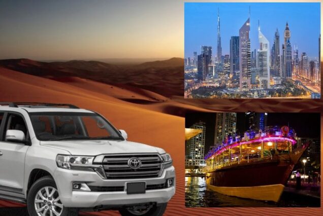 Dubai City Tour + Desert Safari + Marina Cruise Dinner