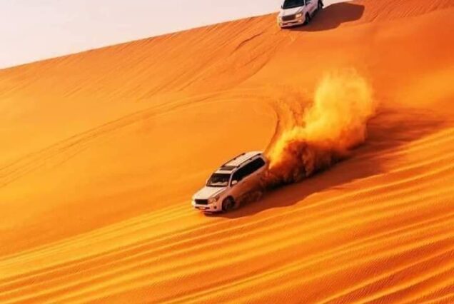 Evening desert safari